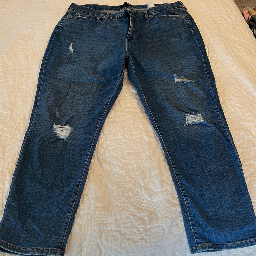 Banana Republic curvy girlfriend jeans